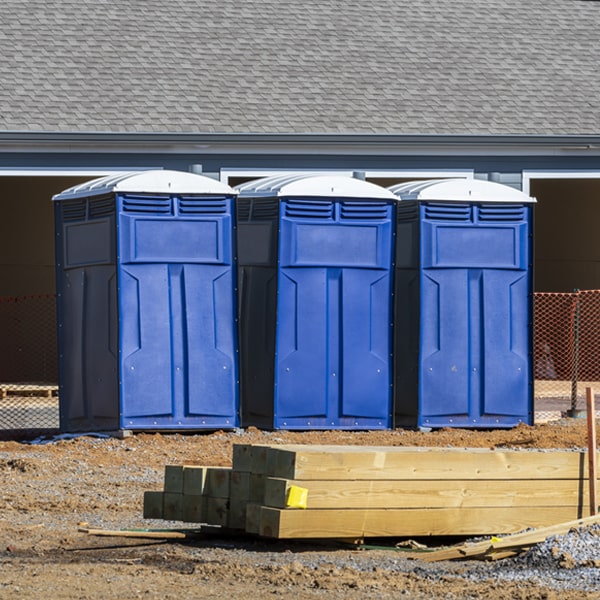 do you offer hand sanitizer dispensers inside the portable toilets in Leesville LA